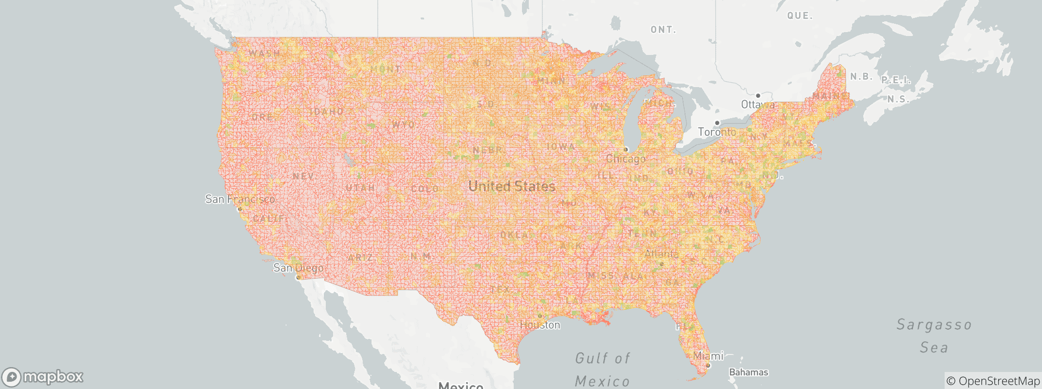 National Internet Competition Map. Click for interactive map